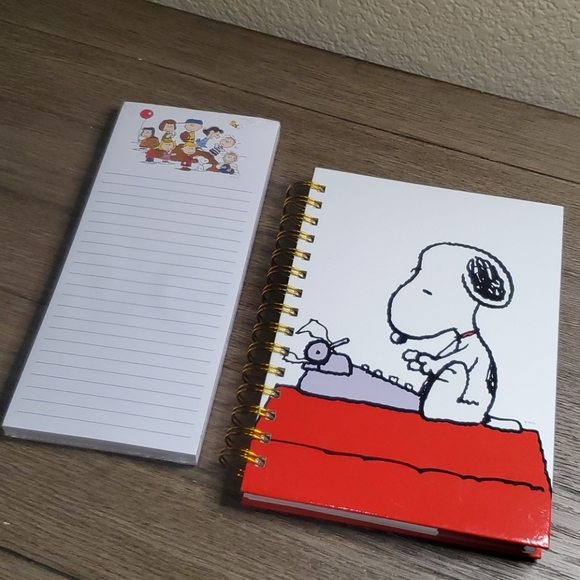 Peanuts Office Peanuts Notepad Snoopy Notebook Poshmark